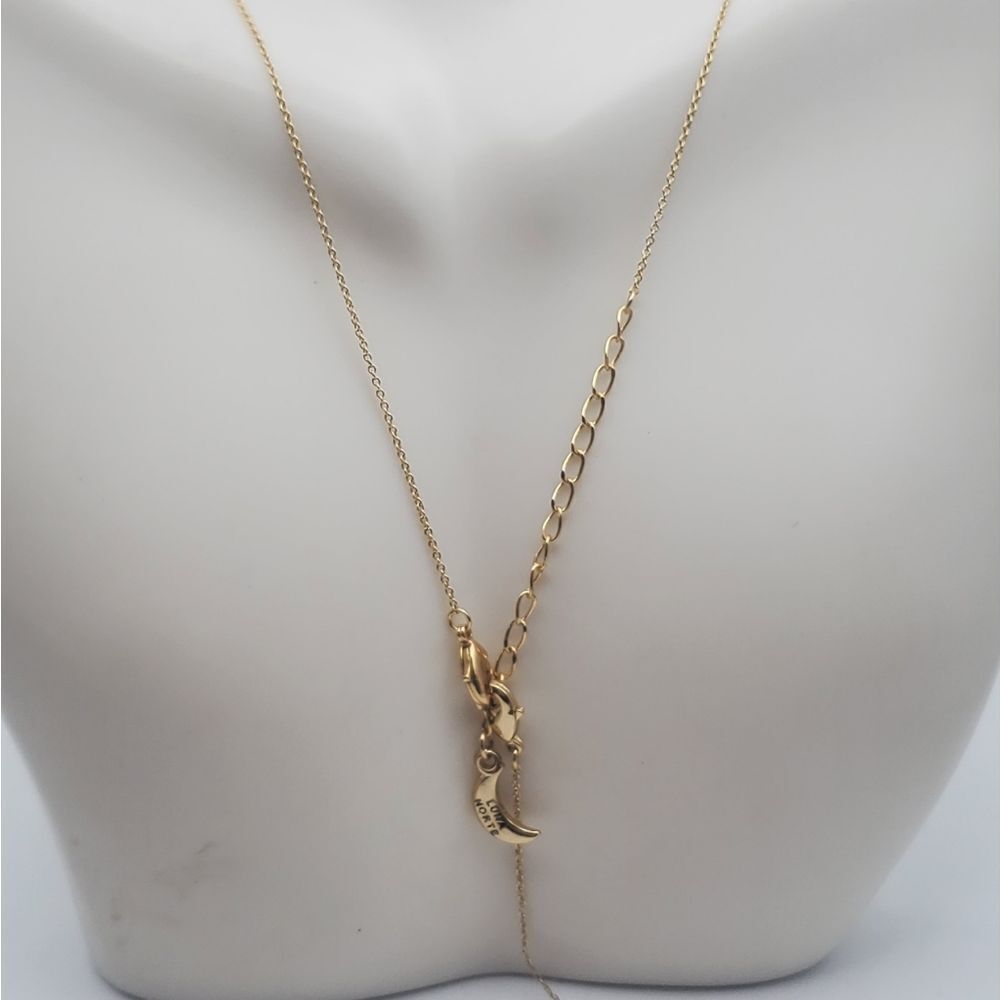 Luna Norte gold necklace 10 k acid tested unsigned N3239